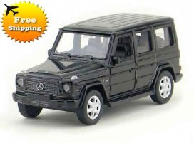 White / Black Kids Welly 1:36 Diecast Mercedes Benz G63 AMG Toy