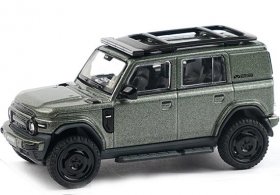 Silver / Army Green 1:64 Scale Diecast 2025 Chery iCar V23 Model