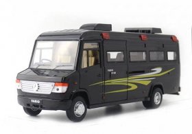 Black 1:32 Scale Kids Diecast Mercedes Benz Vario Toy