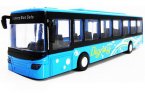 Kids 1:50 Scale Red / Blue Diecast City Bus Toy