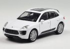 Kid Black / White / Blue 1:36 Diecast Porsche Macan Turbo Toy