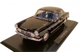 Black 1:18 Scale NOREV Diecast Peugeot 404 Coupe Model