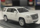 Red / White 1:64 Scale Diecast 2015 Cadillac Escalade Model