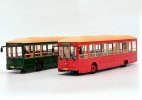 1:43 Scale Red / Green Diecast Yinlong Beijing City Bus Model