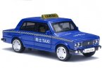 1:32 Scale Kids Yellow Pull-back Function LADA Taxi Toy