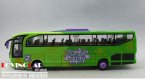 Kids 1:50 Scale Green Five Opening Doors Tour Bus Toy