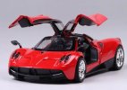 Blue / Red 1:24 Scale MotorMax Diecast Pagani Huayra Model