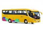 1:76 Scale Hong Kong-Zhuhai-Macao Diecast Scania Coach Bus Model