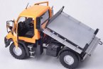 Red / Yellow 1:24 Welly MERCEDES-BENZ Unimog U400 Dump Truck