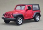 Red / Green 1:43 Scale Kids Diecast Jeep Wrangler Toy