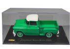 1:43 Green IXO Diecast 1956 Chevrolet Marta Rocha Pickup Model