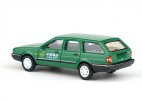 Green 1:64 Scale China Post Diecast VW Santana Wagon Model