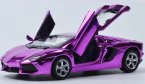 Purple / Blue / Golden Kids 1:32 Diecast Lamborghini Aventador