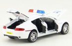 White 1:32 Scale Kids Police Diecast Aston Martin DB9 Toy