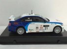 1:43 Blue-White Motorama Diecast BMW 320si WTCC Model