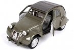 Brown 1:32 Scale Bburago Diecast Citroen 2 CV Model