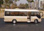 1:24 Scale Champagne Diecast JMCG Jingma Coaster Bus Model