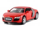 Kids 1:36 Scale Blue / Silver / Red / Black Diecast Audi R8 Toy