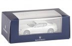 White 1:43 Scale Diecast Maserati Coupe GranSport Model