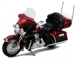 Red-Black 1:12 FLHTK ELECTRA GLIDE ULTRA LIMITED Model