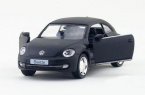 Kids Black 1:36 Scale Diecast VW New Beetle Toy