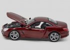 Black / Wine Red 1:24 Scale Bburago MERCEDES-BENZ SL500