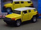 Kids Yellow 1:49 Scale Maisto Diecast Toyota FJ CRUISER Toy