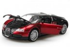 Kids 1:32 Scale Blue / Red Diecast Bugatti Veyron Toy