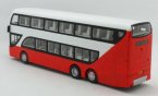 Kids Green /White /Red NO.500 Die-Cast BeiJing Double Decker Bus