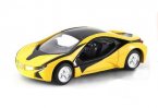 Kids Red / Yellow / White 1:32 Scale Diecast BMW I8 Toy