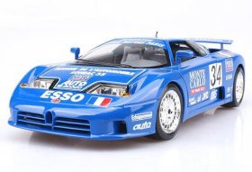 Blue 1:18 Scale Bburago Diecast 1994 Bugatti EB110 Car Model