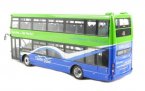 Green 1:76 Scale CMNL Diecast Scania Double Decker Bus Model