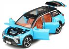 Black / White / Blue 1:24 Scale Diecast NIO ES8 SUV Toy