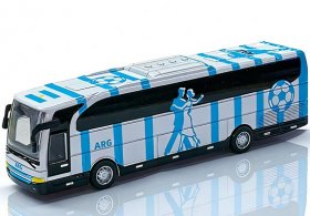 Blue Argentina National Football Team Diecast Coach Bus Toy