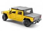 Yellow 1:27 Scale MaiSto Diecast Hummer H1 Pickup Toy