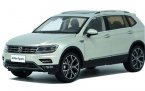 Orange / Silver 1:18 Scale 2017 Diecast VW Tiguan L Model