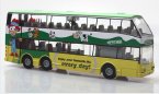 Happy Farms Theme 1:32 Scale Kids Alloy Double Decker Bus Toy