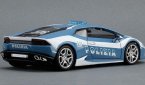 Blue 1:24 Maisto Police Diecast Lamborghini Huracan Model