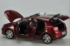 Red 1:18 Scale Diecast Citroen DS 4S Model