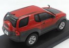 Red-Black 1:43 Scale NOREV Diecast 1997 Isuzu Vehicross Model