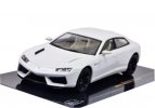 White 1:43 IXO Diecast Lamborghini ESTOQUE 200 Model