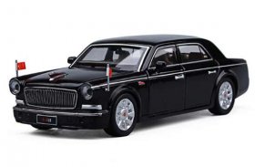 Kids 1:24 Scale Black Diecast HongQi L5 Toy