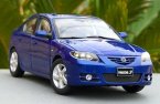 Blue / Red / Light Blue 1:18 Scale Diecast Mazda 3 Model