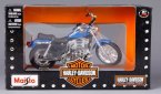 Blue 1:18 Diecast Harley Davidson 1997 XLH Sportster 1200