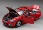 1:18 Scale Red Diecast Mazda 6 Model