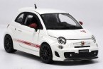 White 1:24 Scale Bburago Diecast Fiat Abarth 500 Model