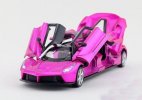 Kids Long Size Red / Purple / Yellow Diecast Ferrari Toy