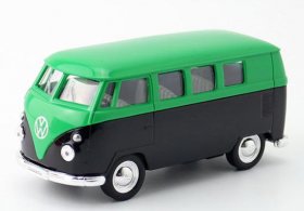 Welly 1:36 Scale Kids Green-Black Diecast 1963 VW T1 Bus Toy