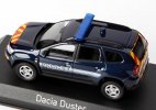 Dark Blue 1:43 NOREV Police Diecast 2020 Dacia Duster SUV Model