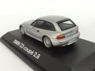 1:43 Black / Silver Schuco Diecast BMW Z3 Coupe Model